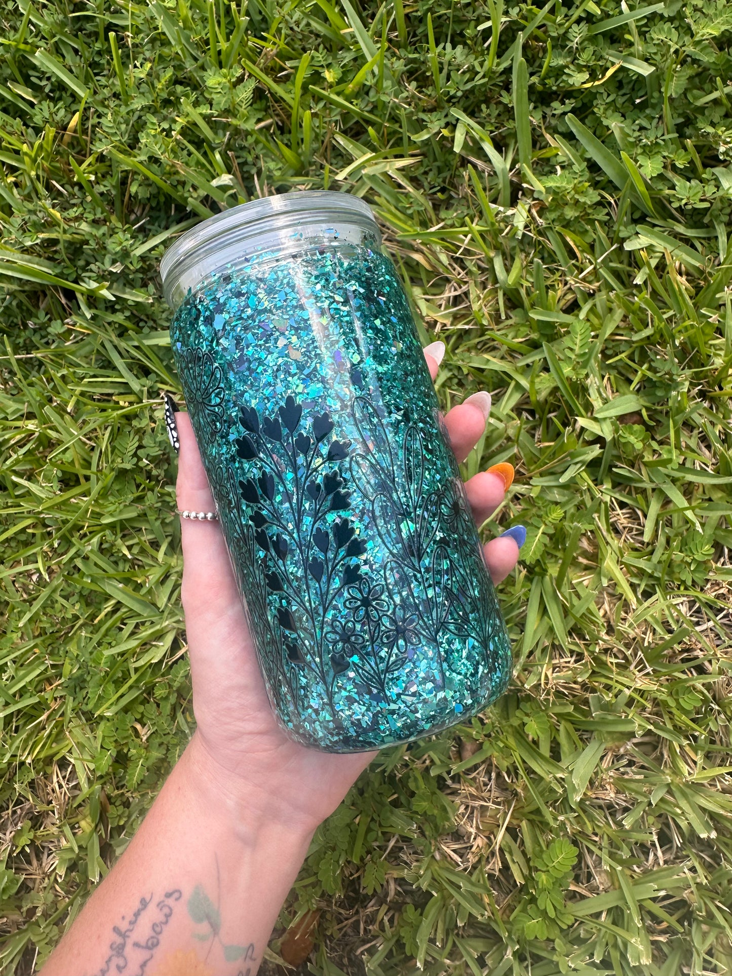 Sparkle & Petals Snowglobe Cup