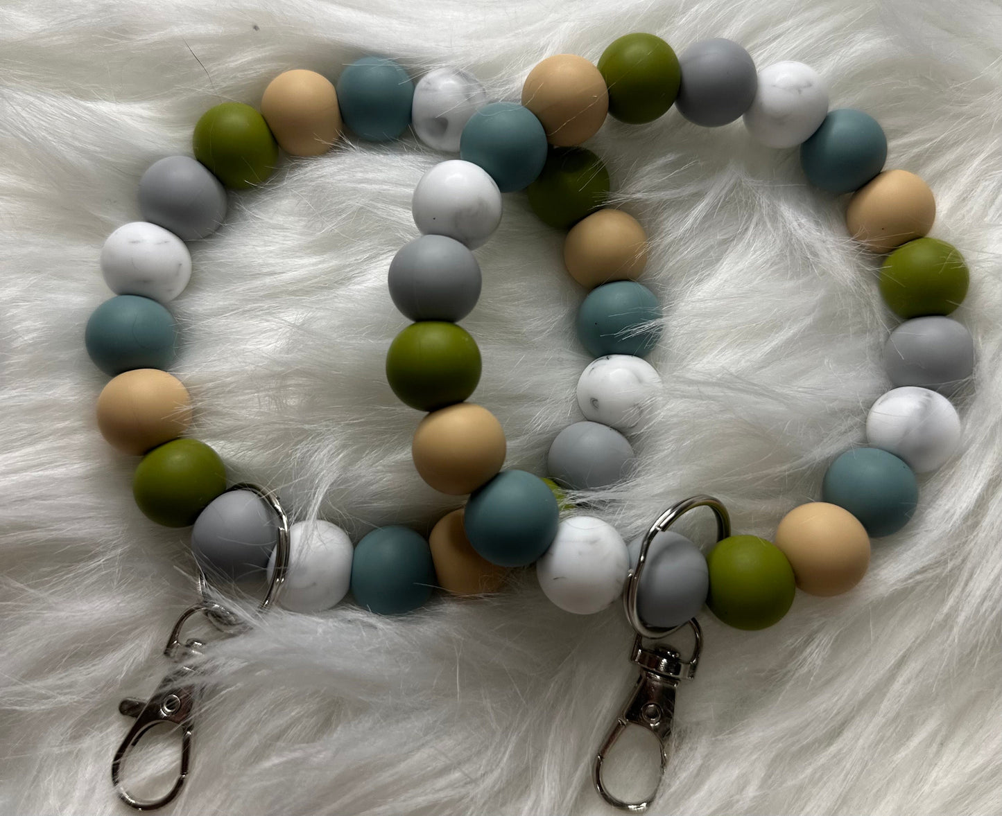Keychain Wristlet Marble