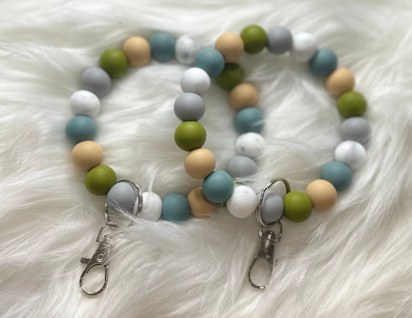 Keychain Wristlet Marble