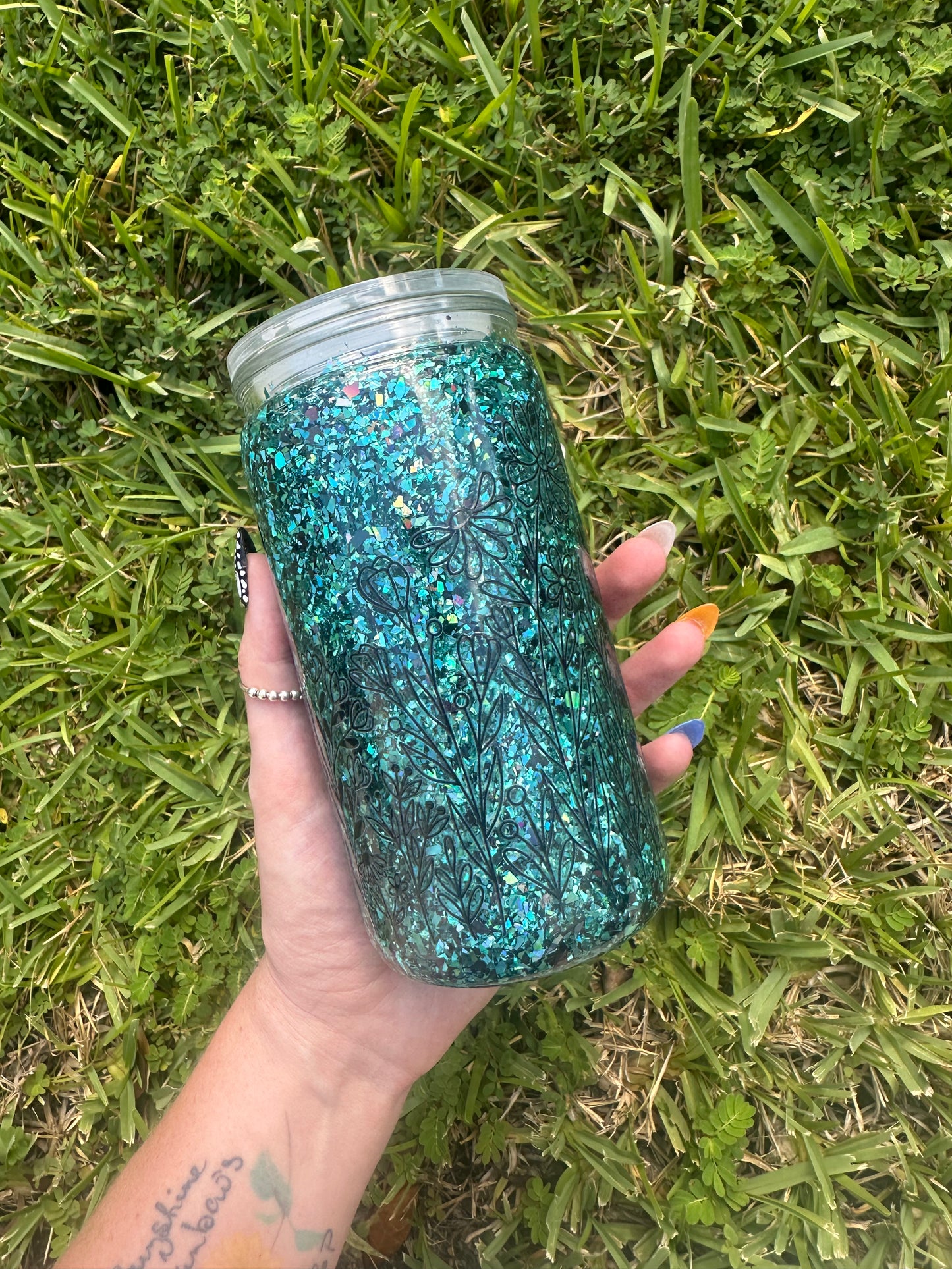 Sparkle & Petals Snowglobe Cup